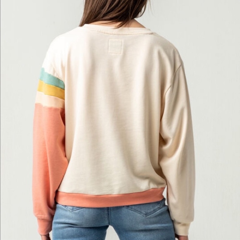🔆RIP CURL🔆 LA BONITA CREW 70’s RETRO SWEATSHIRT - Picture 10 of 14